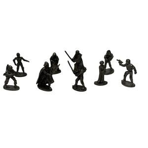 Vintage 1990s Star Wars Monopoly Pewter Game Tokens Set LFL 1996–1997
